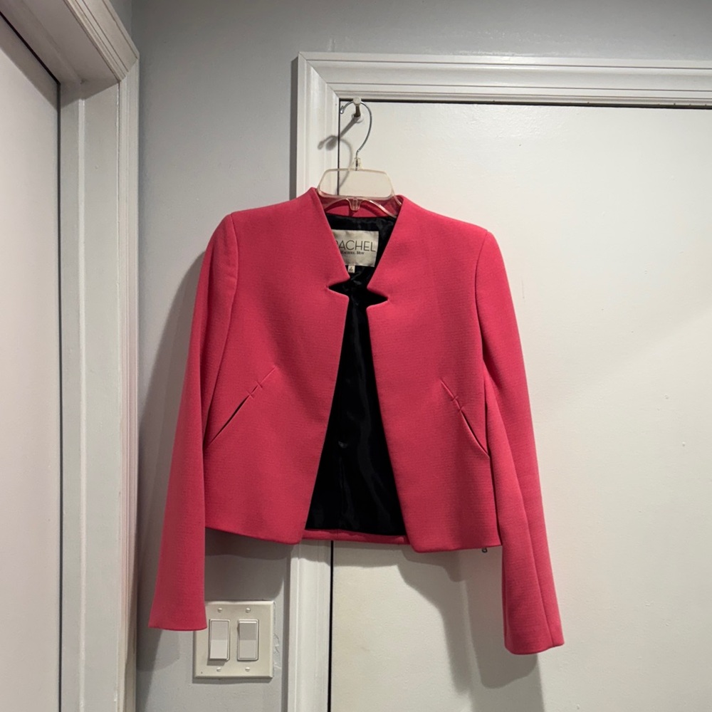 RACHEL Rachel Roy Bold Pink Blazer